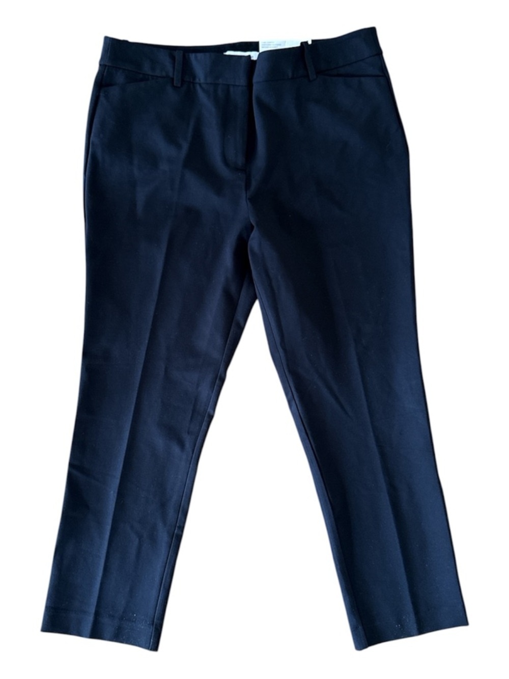 NWT Liz Claiborne Emma Slim Leg Ankle Pants Black Mid Rise Size 14